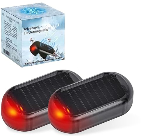 Dandin 2Pcs Electromagnetic Snow Removal Device, Antifreeze Car Deicer Device,Deicer Car Windscreen Spray Car Defroster, A Must-Have in Winter