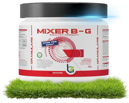 B4Green Mixer B-G (200m²) Ammendante Biologico per Tappeto Erboso 400g