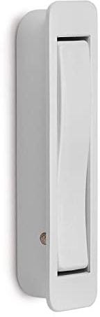 Moderner Klapphaken ZILLY zum Einlassen weiß HxB 80 x 20 mm Bohrlochabstand 66 mm Mantelhaken Garderobe Haken von SO-TECH®
