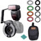 YONGNUO Professional YN14EX II Macro Ring Flash Light Kit with Large Size LCD Display Adapter Rings Color Temperature Filters Hot Shoe Mount Support M/TTL Flash for Canon DSLR Cameras