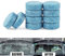 Kindax 40pcs Pastiglie Lavavetri Effervescenti, Detergente per Pulizia Vetri Auto, 1 Pastiglia= 4L Liquido per Parabrezza Auto