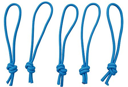 Leash String Loop Cord for Surfboard, Longboard and SUP (Blue) 5-Pack