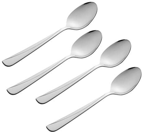 Viners Angel 18/0 Stainless Steel Mirror Polished Teaspoon Tea Spoon (Set of 4)