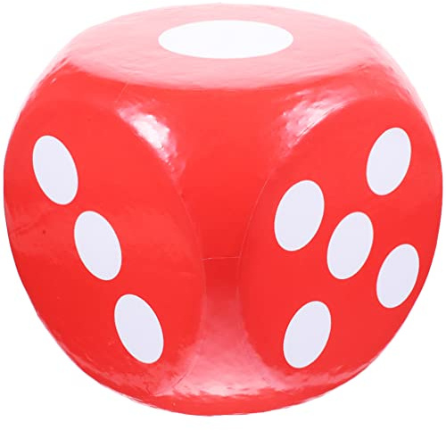 Toyvian Dice Dice Foam Jumbo 20cm Outdoor Fun Giant Outdoor Board Game Party Decorations for Game Ludo and Pool Party Favor Big