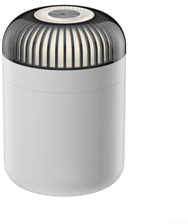 Humidificador USB con iluminación colorida para serpentinas, capacidad de 500 ml con spray continuo e intermitente (blanco)