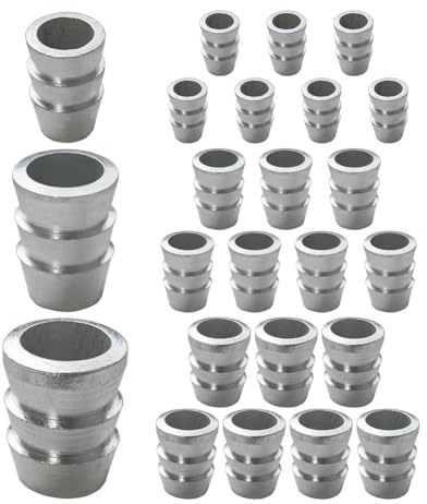 Joselin 21 Cuñas de Seguridad Metálicas para de Hacha Redondo Extendido, Cuñas de Acero para de Martillo (0,55/0,63/0,71 Pulgadas)