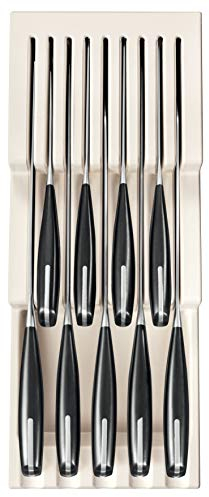 Tescoma FlexiSpace Porta Coltelli 370 x 148 mm, per 9 Coltelli, Plastica