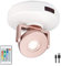 HONWELL LED Deckenstrahler mit Fernbedienung, Wiederaufladbar Deckenspot Kabellose Dartscheibe Beleuchtung Dimmbar Wandspot Schwenkbar Schrankbeleuchtung für Dartscheibe