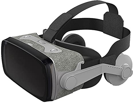 UOOD VR Headset Virtual Reality Headset 3D Glasses with 110°FOV, Anti-Blue-Light Lenses, Stereo Headset, for All Smartphones with Length Below 6.0 inch