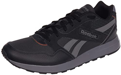 Reebok Herren GL1000 Sneaker, Core Black/Pure Grey 6/Heritage Brown F22-R, 42 EU