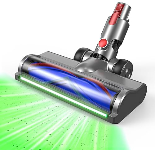 EVARY Bürste Ersatzteile kompatibel für Dyson V7 V8 V10 V11 V15 Staubsaugern Bodenbürste, Austauschbarer Bürstenkopf mit Direktantriebszubehör, für Parkett, Hartböden und Teppiche