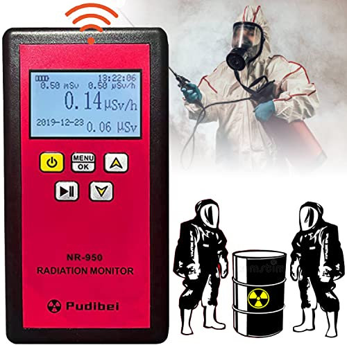 Contatore Geiger Radiazioni, per Rilevatore di Radiazioni Nucleari Tester per Misuratore Radioattivo, Dosimetro per Rilevatore di Radiazioni Nucleari ed Elettromagnetiche ad Alta Precisione,950