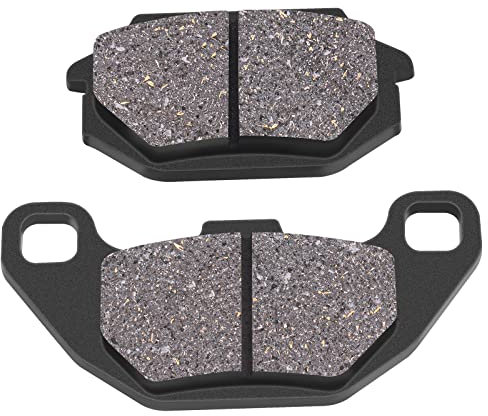 AHL 1 Paar Motorrad Vorderer Bremsbeläge Kompatibel mit KYMCO People S 50 (4T) (B91000)(5 bolt fixing) 2006-2020 /People 50 (2T) (3 bolt fixing) 1999-2014/Super 8 (50cc) (4T) 2007-2020