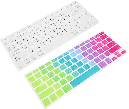 Mikikit 2stücke Tastaturschutzfolie Für Pro wasserdichte Und Langlebige Tastaturabdeckung Für Optimalen Schutz Und Verbessertes Tippgefühl