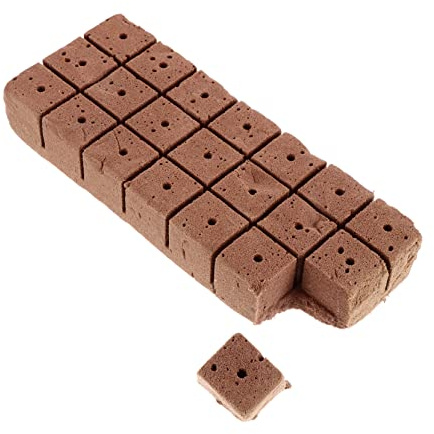SUPVOX Blocchi di Piantine Quadrati 20 Pezzi per Coltivazione Fuori Suolo Terreno Nutriente, Assorbimento e permeabilità Ottimali per Ortaggi e Fiori da Balcone e Giardino