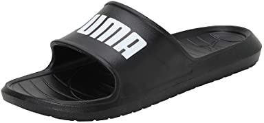 PUMA Unisex Divecat V2 Lite Infradito, Puma Black Puma White, 40.5 EU