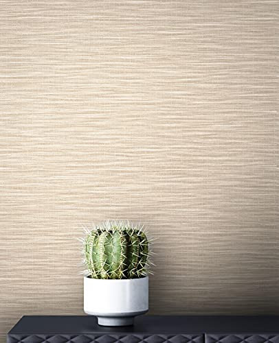 NEWROOM carta da parati Beige Tinta Unita Tessuto non Tessuto - Uni Tessile Struttura Moderna