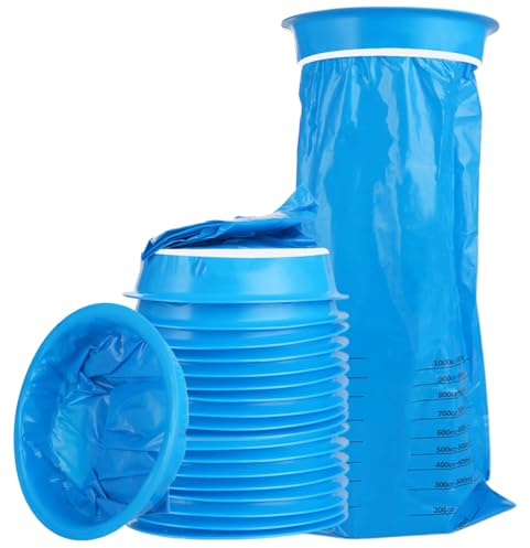 JMIATRY 60 Pcs Sick Bags, 1000ml High Density Vomit Bags with Snap, Disposable Nausea Bags Sick Bags for Car Travel Aircraft Motion Morning Sickness Airsick