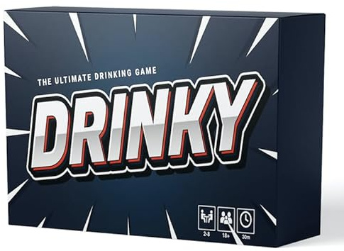 DRINKY - Drinking Game for Adults | Ultimate Drinking Games for Adults Party | Exciting Drinking Card Games | Perfect Drinking Game for Hen & Stag Nights | Interactive Challenges