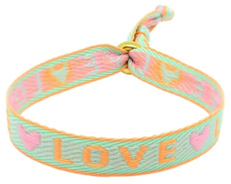 Selfmade Jewelry Boho festivalarmband, smycken, flerfärgat tyg, armband, vänskapsarmband, justerbar storlek, sommarsmycken, Justerbar storlek, Polyester, Ingen pärla