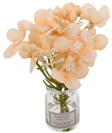 YARNOW Ornement de Mini Plante décor de Paysage Miniature Fleurs de Maison de poupée Fleur Artificielle Jardin Miniature décor d'accessoires de Meubles de Maison de poupée Plastique