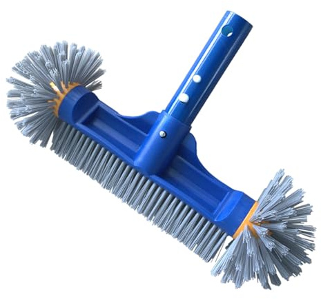 Cepillos para Piscinas,Cepillo Eliminador De Algas para Piscinas | Cerdas Cabezal Angulado Limpieza Profunda para Azulejos Y Liner Eliminación De Algas Mantenimiento De SPA Y