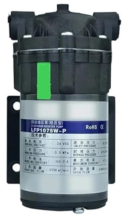 Pompe À Eau For Purificateur D'eau Par Osmose Inverse Domestique 24 V 75 G, Moteur Auto-amorçant Silencieux, Pompe De Surpression À Membrane(Self priming pump)