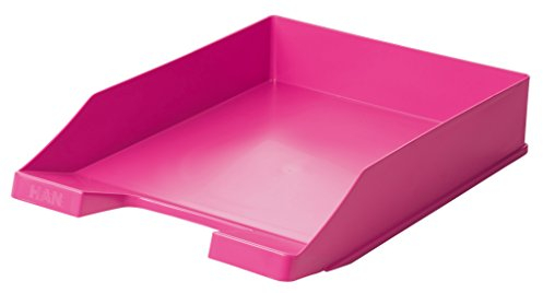 HAN Briefablage Klassik, DIN A4/C4, stapelbar, stabil, modern, Trend Colour pink