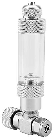CO2-bubbelräknare Nålventil, Ergonomisk installation, Hög precision, Lätt användning metallslipad, Tillbehör rostfritt stål mikrodoseringsventil för CO2 mängd i akvarier