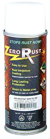 TWP Zero Rust 67SP White Rust Inhibitive Coating – 12 oz Aerosol | Direct-to-Metal Corrosion Protection | Industrial-Grade Rust Preventive Spray
