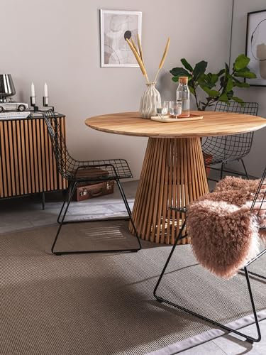 benuta Nest Sisal Naturfaser Teppich Sana - Grau 160x230 cm - Robuster Teppich für Esszimmer & Wohnzimmer - 100% Sisal Naturfaser - Zeitloses Design