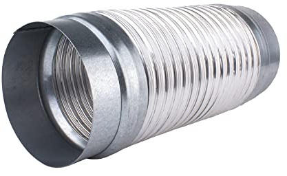 Aluflexrohr Aluflexschlauch Verbinder Lüftungsschlauch Flexrohr Ø 100 mm 1,0 m