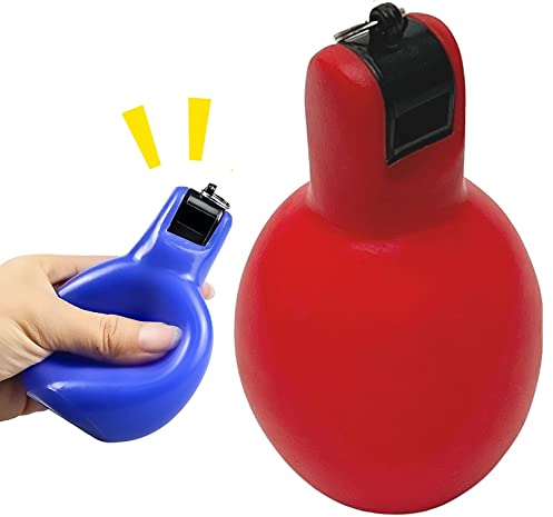 HOUSON 2 Stück Handpfeife, Sportpfeife Hand Whistle Coach Hand Squeeze Whistles für Trainer,Schiedsrichter,Sportlehrer,Hundetrainer,Trainer Zubehör Fußball