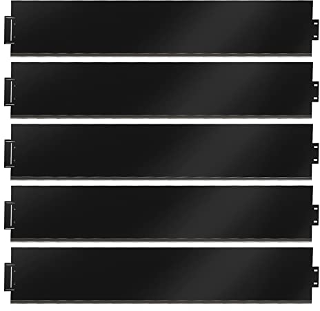 Tubiaz Rasenkante verzinkt Metall, Beeteinfassung Beetumrandung, 5m 10m 15m 20m 25m 30m 35m 40m 45m 50m, 100x15cm, Mähkante für Palisade, Beete, Gartens, Verschiedene Längen , Länge, Schwarz