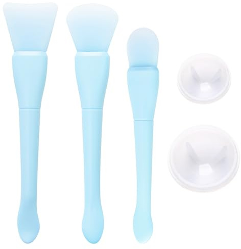 WANDIC Blue Silicone Sealing Wax Stamp Cleaning Tools Mixing Scrapers Spoon Silicone Cleaning Tools for Sealing Wax Stamp