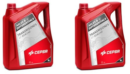 CEPSA Transmission EP 85W140 Huile Minérale pour Transmissions et boîtes Manuelles, 5 L (Lot de 2)