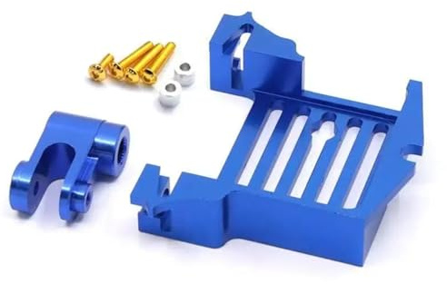 PLOQAZEH Für Traxxas 1/5 Für X-Maxx Metall Servo Mount Adapter Und 25T Servo Arm 7749 RC Auto Upgrade DIY Teile Geändert Zubehör RC Autoteile(Blue)