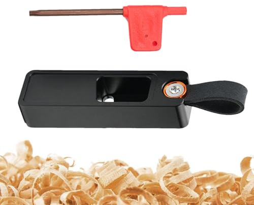 qokeeu Cepillo Manual De Madera | Recortador De Esquinas Mini Para Carpintero,Utensilio para Alisar Bordes y Cantos en Trabajos de Madera - Para Reparación de Muebles Talleres Fábricas y Manualidades