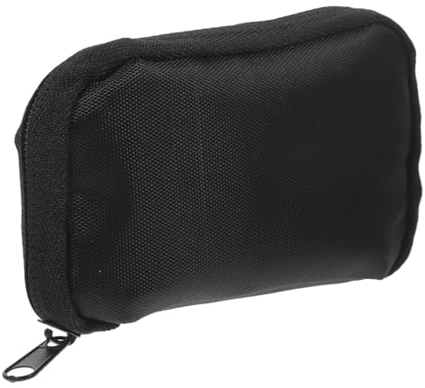 MAGICLULU Estuche Portátil y Tiras Reactivas, Bolsa de Almacenamiento Cremallera para Diabéticos, Organizador Compacto para Viaje y Uso Diario