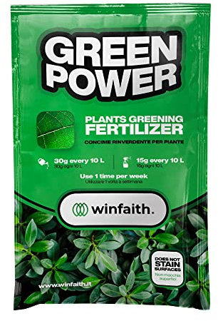 Winfaith Eisenchelat für Gemüsepflanzen Obstbäume Reben 100g wasserlösliches Granulat – keine Flecken auf Oberflächen - Made in Europe – kräftigt Zitrusbäume Grün- und Zierpflanzen