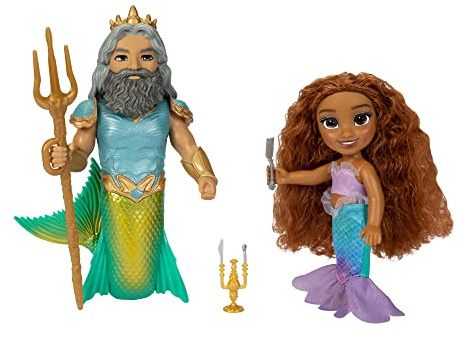 Disney Arielle die Meerjungfrau Arielle & Triton Set 15cm