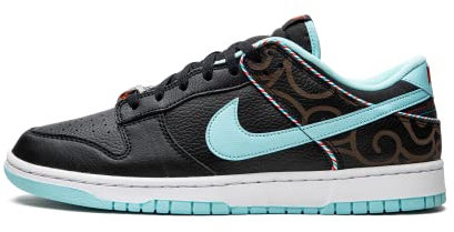 Nike Herren Dunk Low, Weiß/Canyon Lila-Schwarz-Weiß, 42 EU