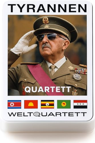 WESTCRAFT Quatuor de jeu de cartes Quartet Jeu Tyrans I-IV Invermine Apparence Marie Junkfood Peste (Tyrans 1)