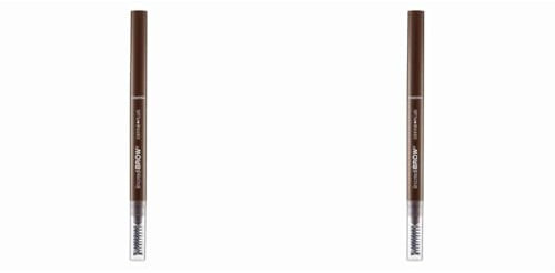 Collection Cosmetics Incredibrow Define Plus, Infused with Coconut Oil and Vitamin E, Brunette (Pack of 2)