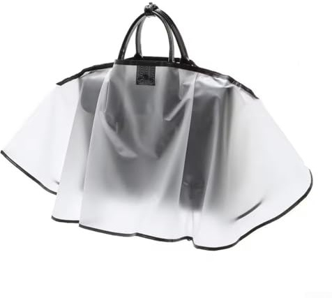 Oniissy Purse Poncho-Handbag Raincoat Poncho-Handbag Waterproof EVA Rain Protector,Lightweight Purse Rain Cover For Tote Bags Camping Travel Trip(Rectangular)