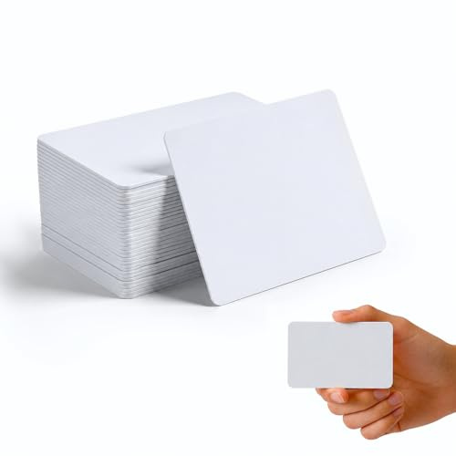 30 Cartes NFC NTAG215 Réinscriptibles PVC Premium 85x54 mm, Badges NFC Vierges Compatibles pour TagMo Amiibo, 504 Octets NFC Tag 215 Carte NFC, Étanches, pour Smartphones NFC et Automatisation