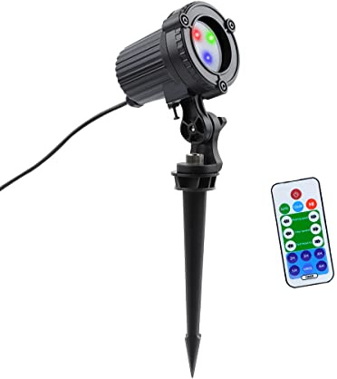 Garden Lights Star Christmas Projector Moving Firefly Lighting LEDs Color Blue Green Red for Party Decoration