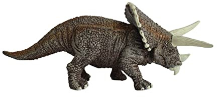 Deluxebase Mini Animal Adventure Replica - Triceratops från mini-dinosauriefigurer som är en idealisk förhistorisk djurleksak för barn