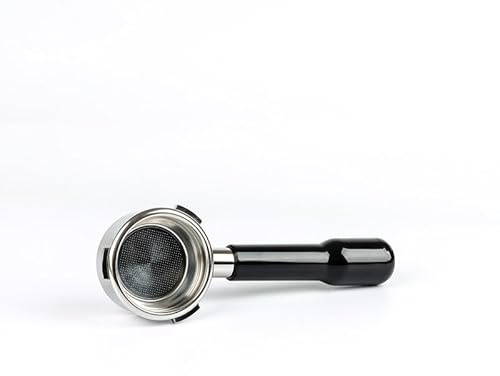 58mm Bottomless Portafilter Compatible with Calphalon Temp IQ/Barsetto Espresso Machines, 3 ears 58mm Portafilter, Filter Basket Included, Stainless Steel Replacement Parts for The Handle