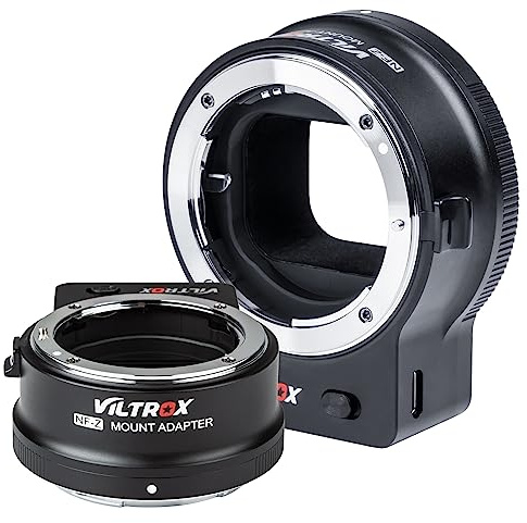 VILTROX NF-Z FTZ Lens Adapter Auto Focus Ring Mount Adapter Lens Converter Compatible for Nikon F Lens to Nikon Z Mount Camera Z5 Z50 Z6 Z6II Z7II Zfc, EXIF Transmission VR Lens Stabilization Support